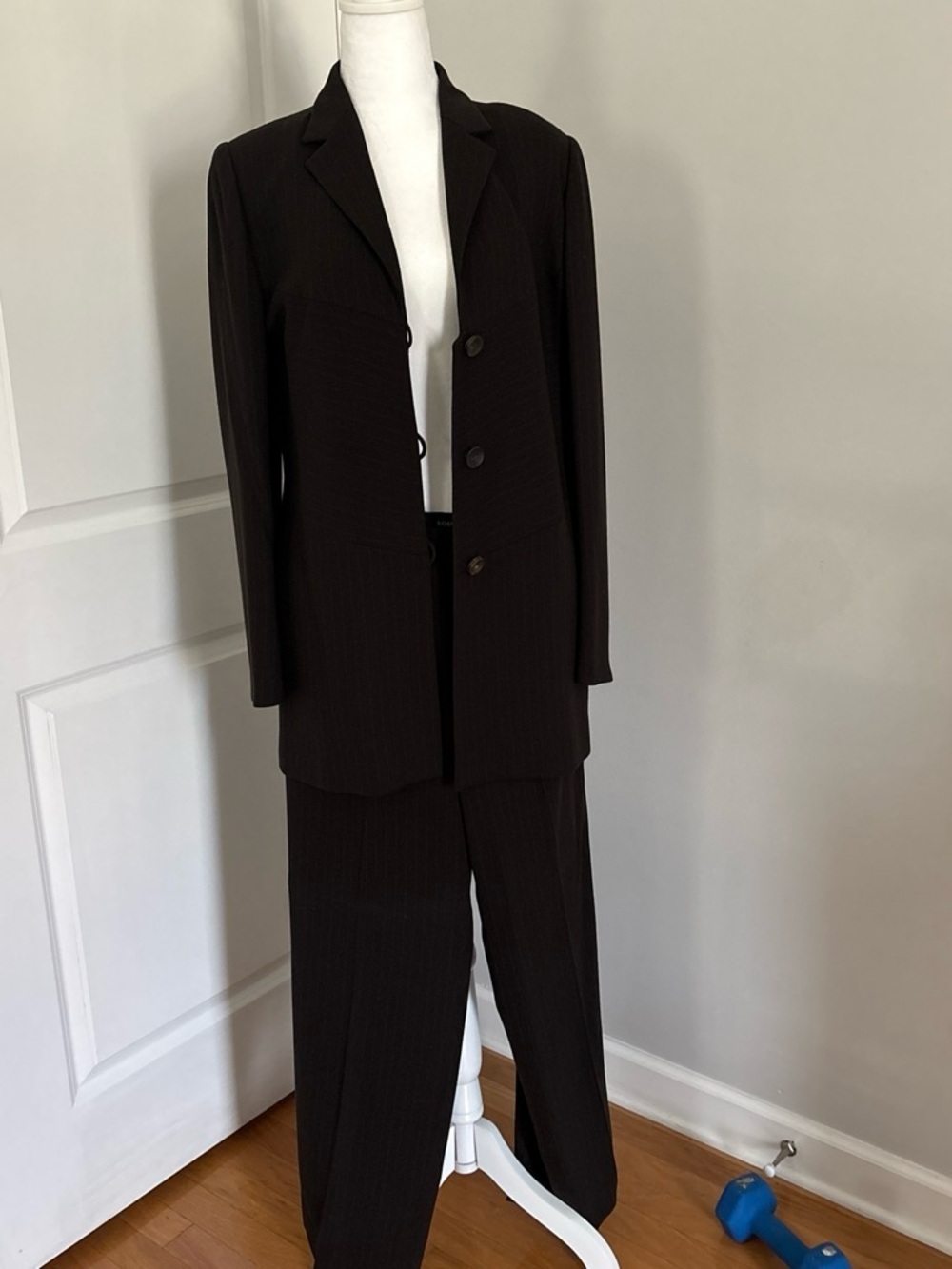 Ross Mayer chocolate brown tailored suit